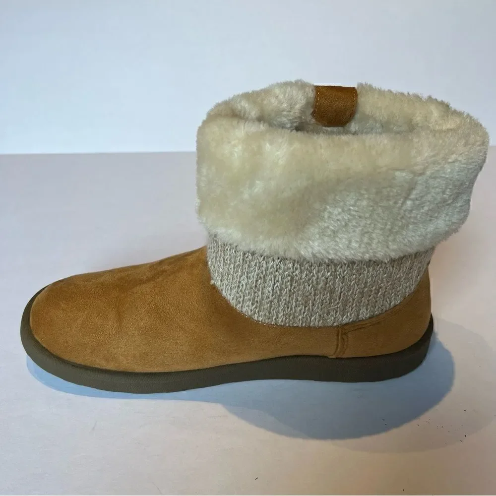 Cute Women's Life Stride Simply Comfort Winter Ankle Boots Light Brown Size 8M